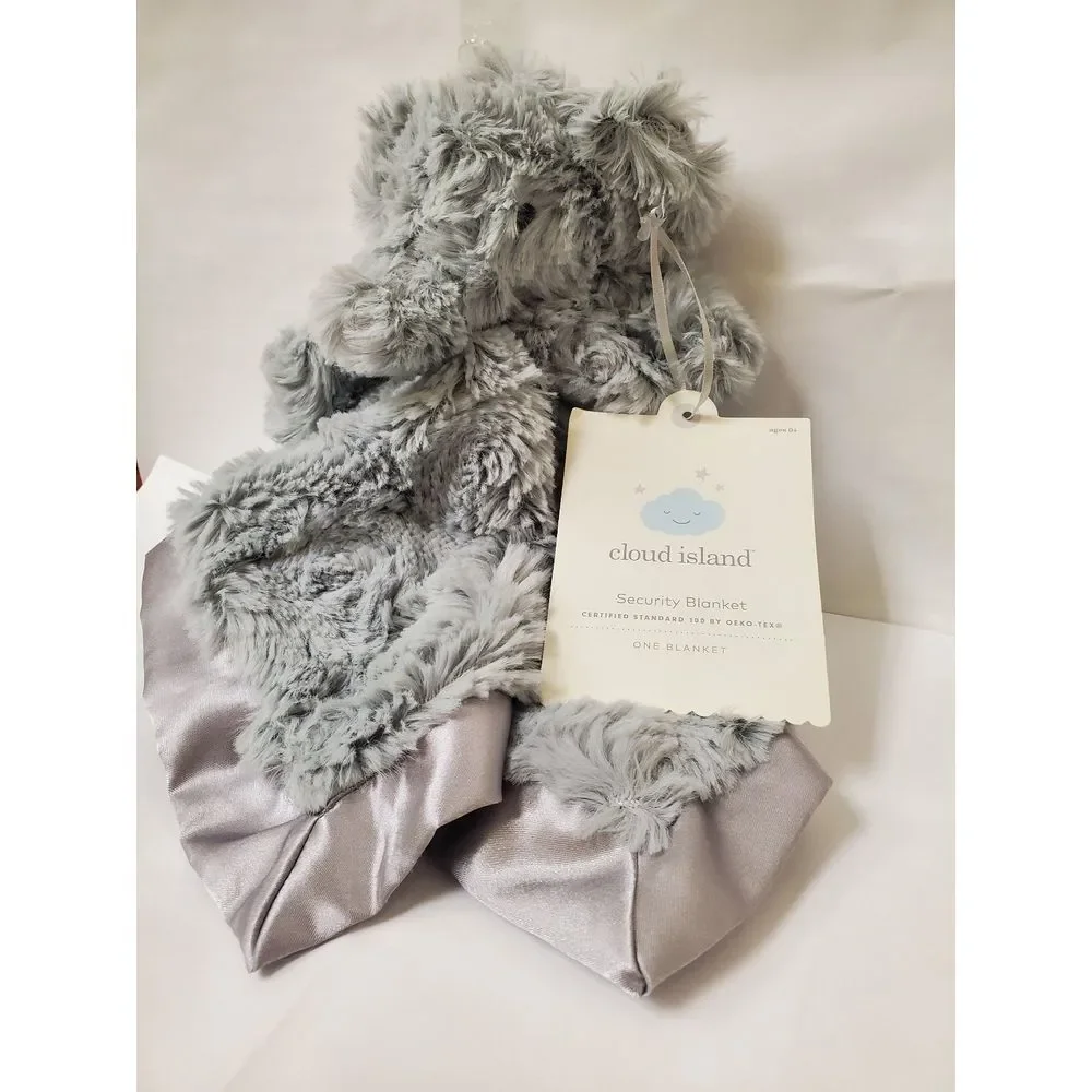 Cloud island elephant lovey security‎ blanket new with tags rosette